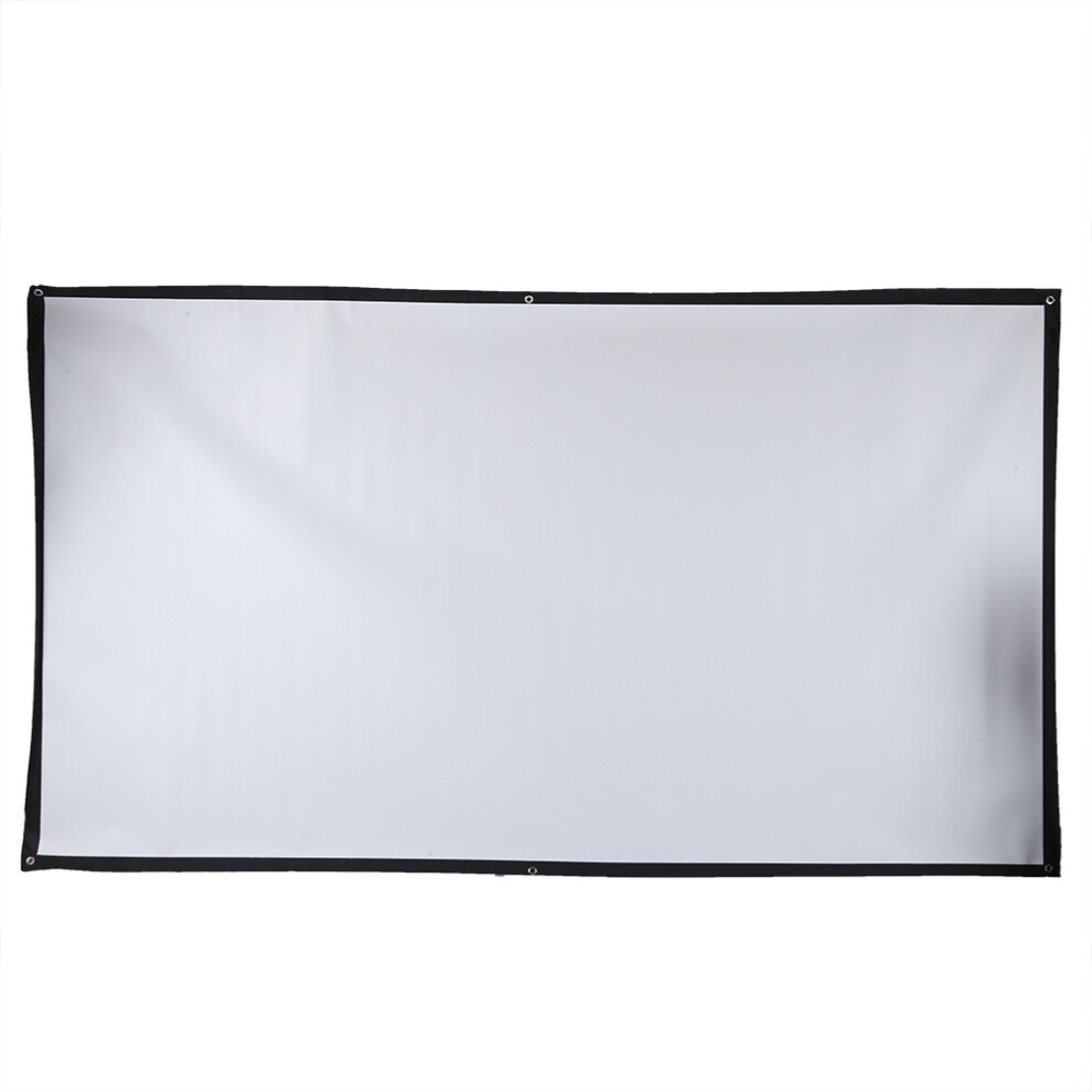 Portable Projector Screen Foldable Anti Crease High Quality Synthetic Polyester Fabric For Indoor Outdoor Use Easy Installation And Lightweight Foldin 9486358007815