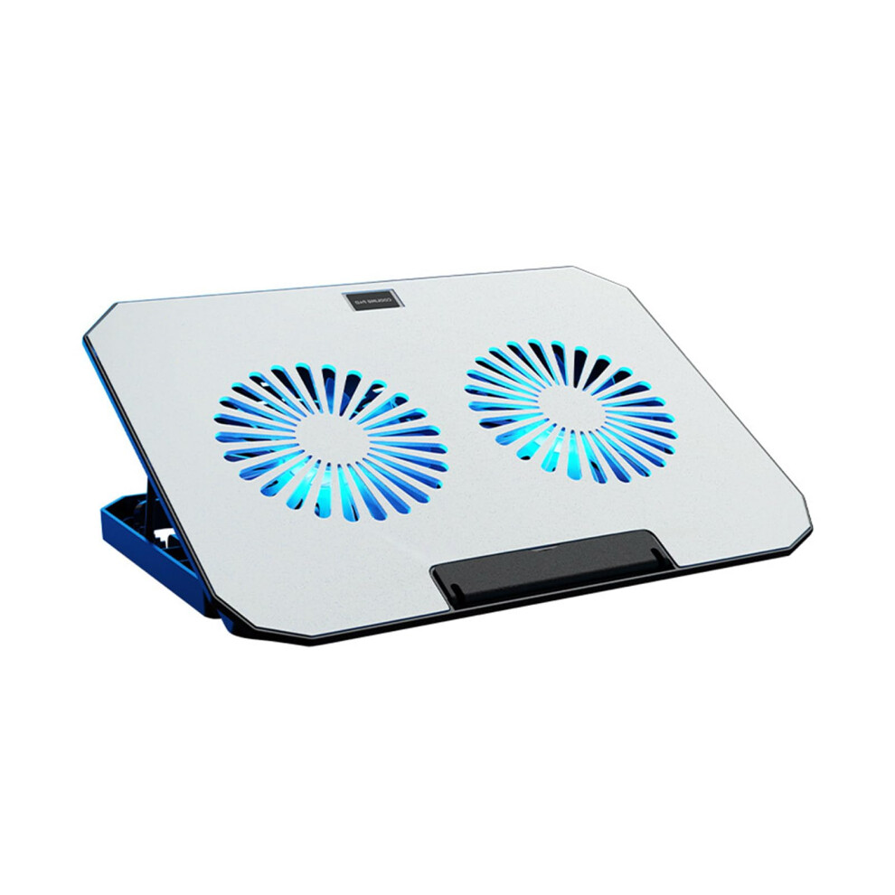 Notebook Cooling Stand Phone Holder With 2 Quiet Fans Height Adjustable Laptop Bracket For Laptops Up To 17Inches 9189345670343