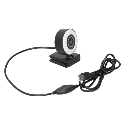 Webcam HD Streaming με ρυθμιζόμενο φωτισμό δακτυλίου, γρήγορη και ακριβή αυτόματη 2