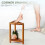 Wooden Shower Stool for Shaving Legs Inside Shower 4