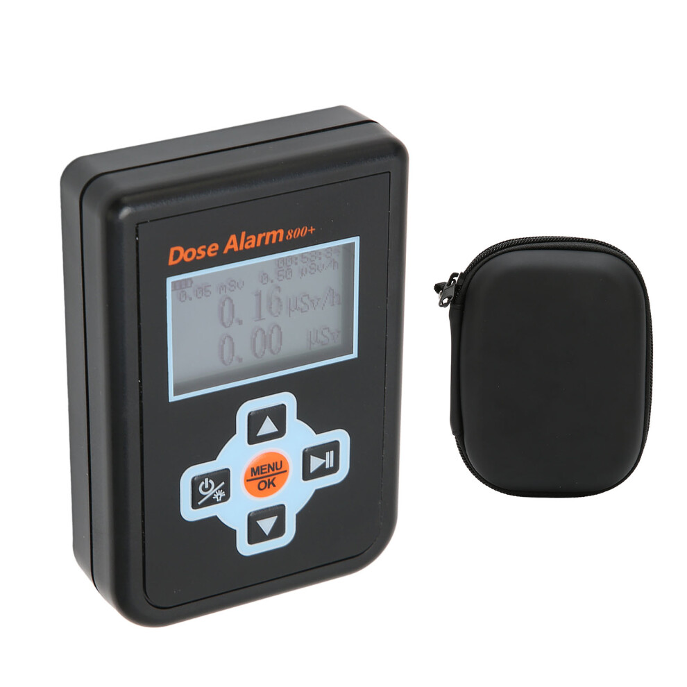 Radiation Monitor For Home Office, Real Time Dose Rate And Cumulative Dose Measurement Device With Graphic Lcd Display, Sound Light Alerts For Safety 9486358008584