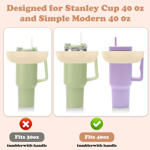 Stanley Cup Snack Plate, 3 Compartments Accessories Reusable 1