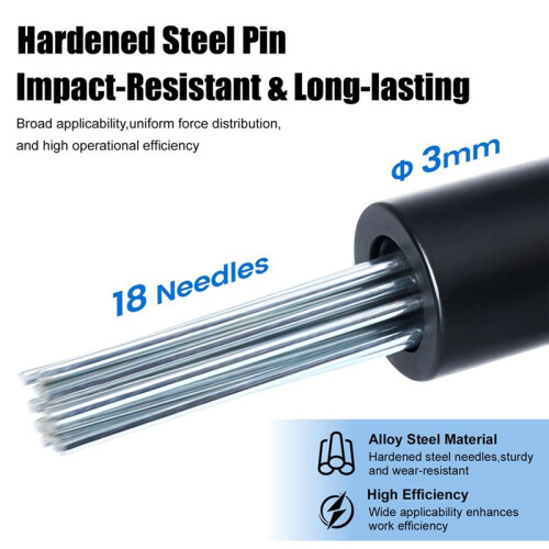 SDS Plus Electric Hammer Needle Scaler Adapter for Rust Removal Concrete Drilling Tile Installation 1