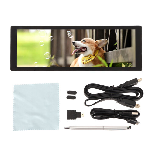 Δευτερεύουσα οθόνη υπολογιστή FHD IPS LCD, χωρητική οθόνη αφής 7,9 ιντσών με θήκη από