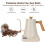 Smart White Electric Gooseneck Kettle for Kitchen and Office Use 2