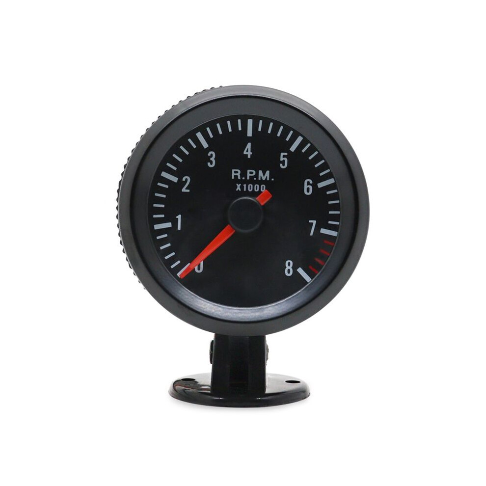 2Inch 52Mm Car Meter Tachometer Rpm Gauge 0-8000Rpm Analog Case For 1-8 Cylinders Gasoline Car Black 6133443832342