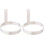 2 Pack Round Egg Ring for Cooking 6-Inch 1