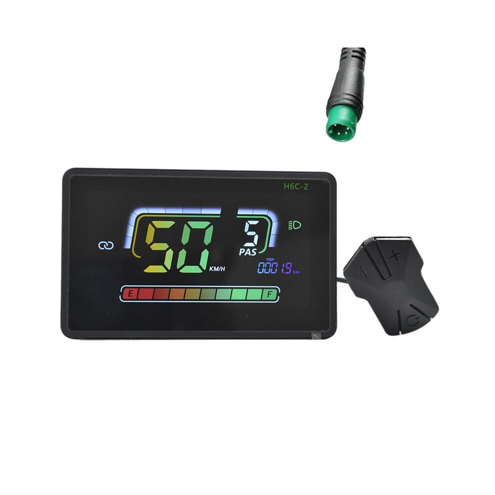 H6c-2 E-Bike Bluetooth Lcd Display Meter Electric Scooter Speedometer Dashboard Uart For Mountain Electric Bike 5Pin 4712282811309