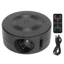 Mini proiector pentru home theater, performanță optică optimizată, lentilă optică cu calibrare profesională, difuzor încorporat, proiector de