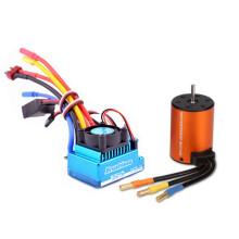 Kit de ActualizacióN Sin Escobillas Motor ESC Set para  144001 A959-B A979-B Repuestos de AutomóViles RC