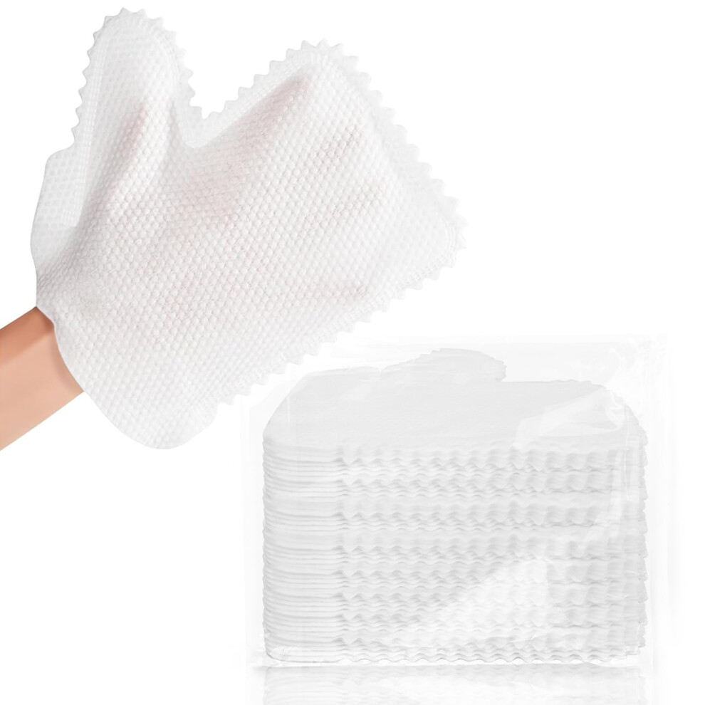 100 Pcs Microfiber Dusting Cloths Gloves for Cleaning Eyeglasses and Shoes
