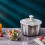 Salad Spinner Stainless Steel Kitchen Tool for Efficient Drying in Restaurants 5