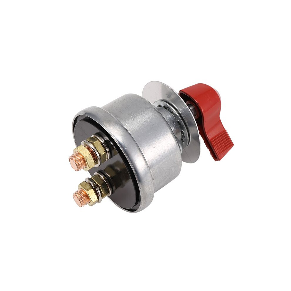 Master Battery Disconnect Switch, 4 Awg 1Ft Battery Cable Set, High Current Battery Cutoff For Rv, Boat, Atv Red 4713231015335