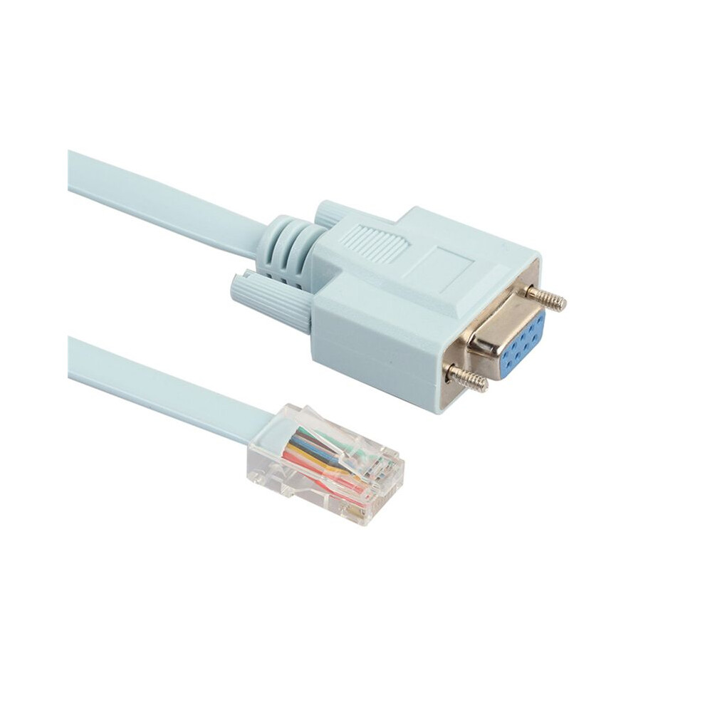 Usb Console Cable Rj45 Cat5 Ethernet To Rs232 Db9 Com Port Serial Female Rollover Routers Network Adapter Cable 1.8M 4854110105898