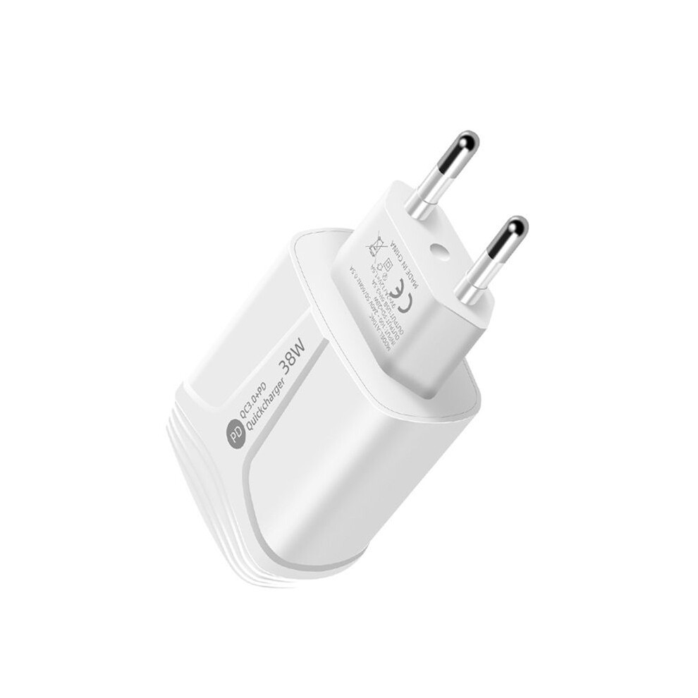 Usb Charger Quick Charge Pd 38W Fast Charging Charger Qc3.0 Type-C Charging Head Universal Mobile Phone Charger Eu Plug 4854110107335