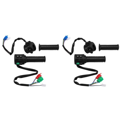 2X T08 Hall Type 48v 60v 72v with Three Speed Parking Reverse Comb Function Twist Throttle