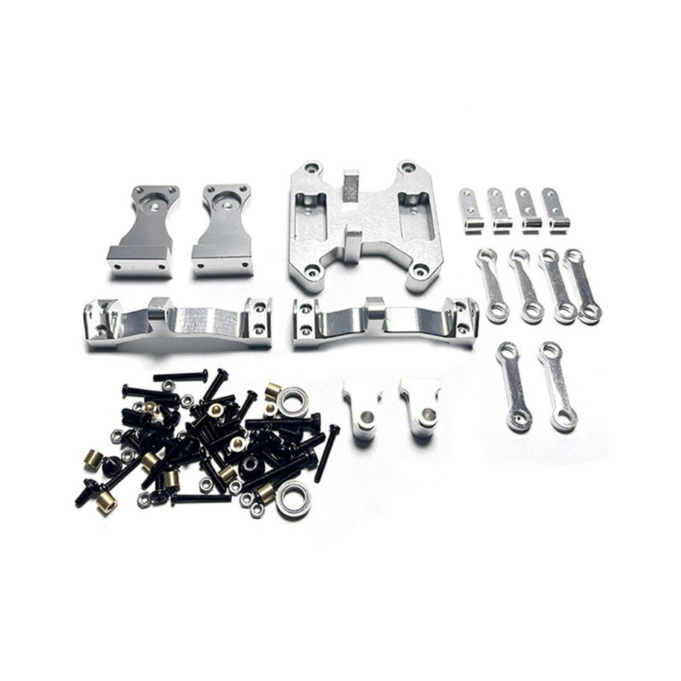 Metal Balance Chassis Board Seesaw Kit For Wpl B16 B36 1/16 Rc Car Upgrade Parts Modified Accessories, Silver 6132555185575