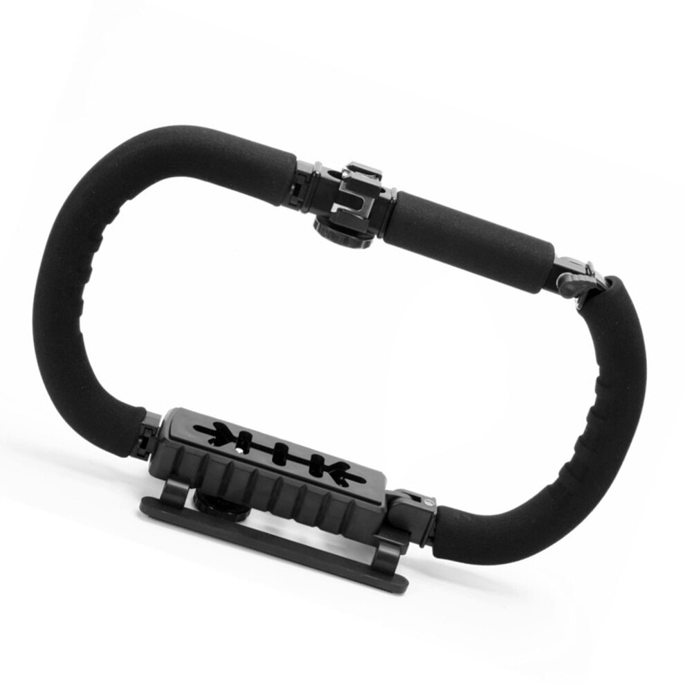 Video Stabilizer Mount, Handheld Camera Mount, Video Action Stabilizing Handle Shaped Handheld Sponge Camera Stabilization Frame 9189345670534