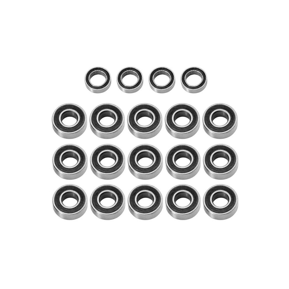 19Pcs Sealed Bearing Kit For Traxxas Slash 2Wd Bandit Stampede Rustler 2Wd 1/10 Rc Car Upgrade Parts Accessories 4712284065410