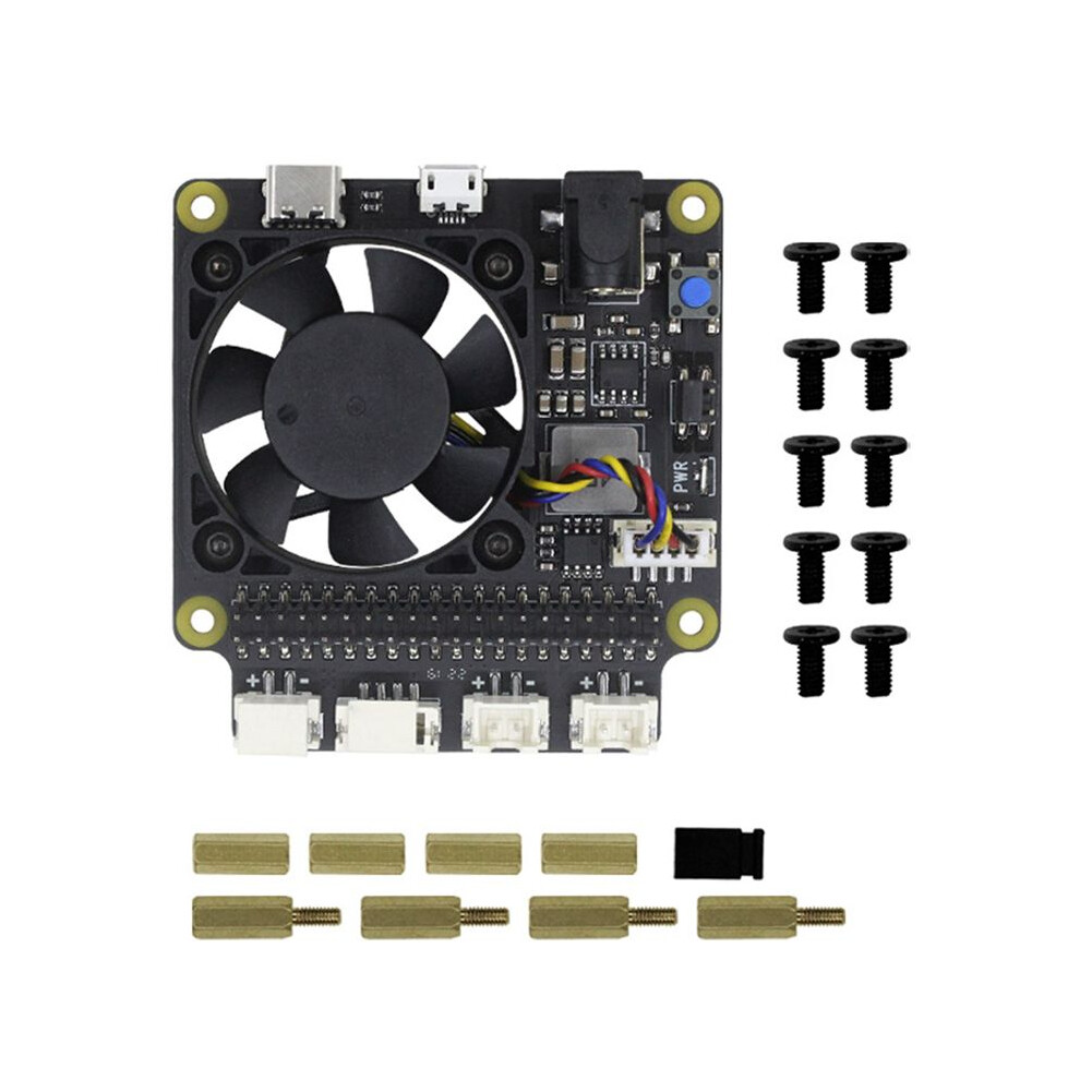 X735 V3.0 Power Management Expansion Board For Raspberrypi 4B X825 Nas 2.5-Inch Sata Hard Disk Ssd Power Expansion Board 4854110105980