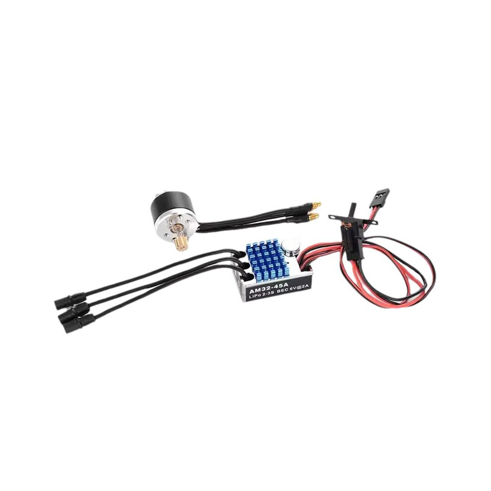 45A Esc 2322 2600Kv Outer Rotor Motor Brushless Combo For Mn99s Mn168 Mn82 Mn78 1/12 Rc Crawler Upgrade Accessories 6132295039503