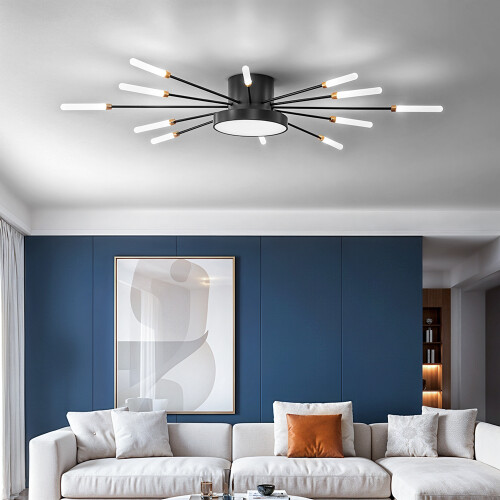 Living And Home Fireworklike LED Ceiling Light Fixture Decor