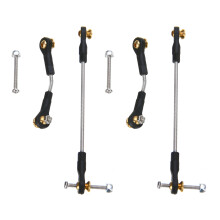 2 Set Steering Pull Rod Servo Rod Upgrade Parts for MN D90 D96 D99 MN90 MN99S 1/12 RC Car Accessories