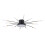 Living And Home Fireworklike LED Ceiling Light Fixture Decor 3