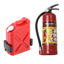 RC Rock Crawler 1:10 Accessories Fuel Tank Red with RC Decoration Metal Fire Extinguisher