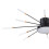 Living And Home Fireworklike LED Ceiling Light Fixture Decor 4