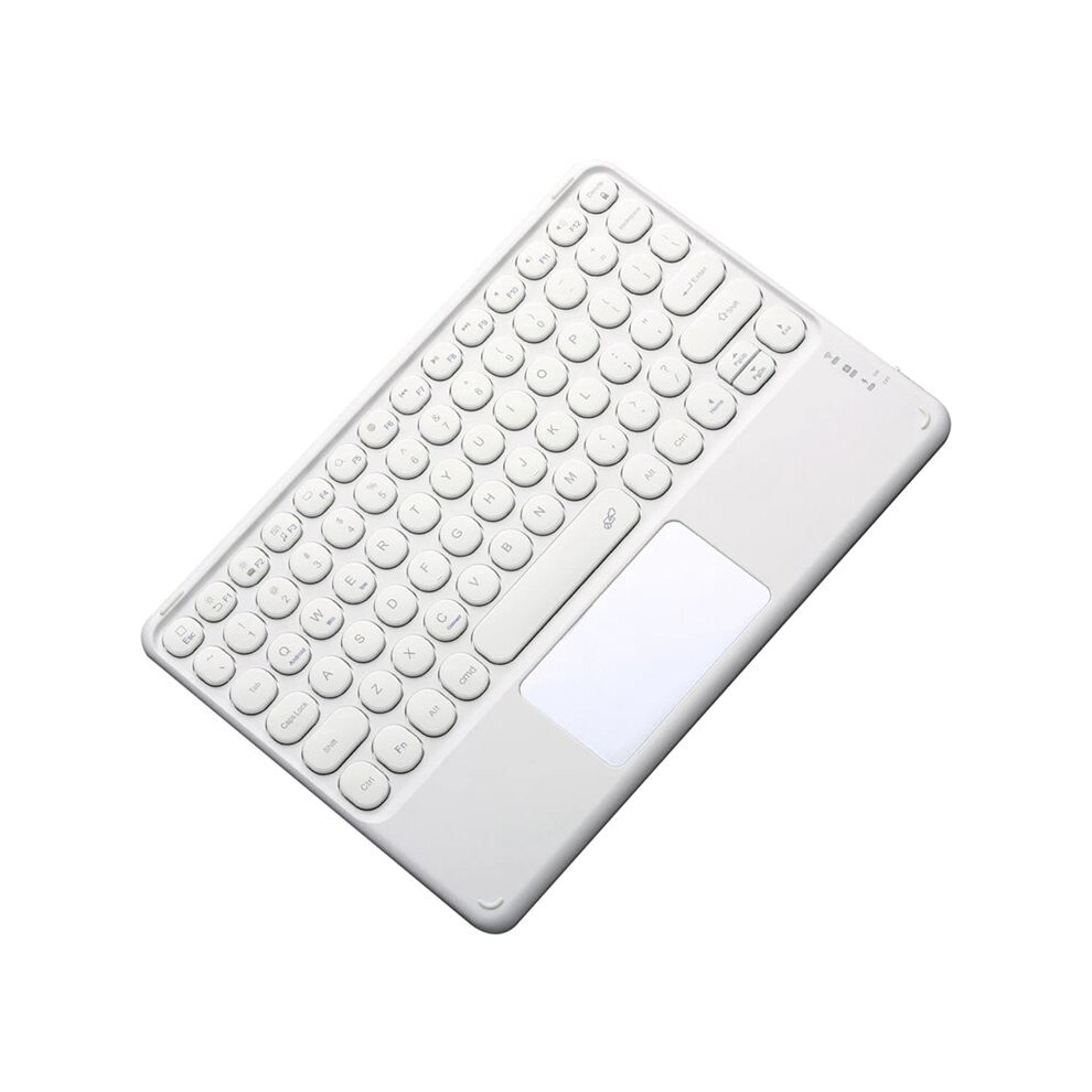 Wireless Bluetooth Keyboard Mini 78 Keys Gaming Office Rechargeable Keyboard Touchpad For Pad Pc Tablet White 4854110140240
