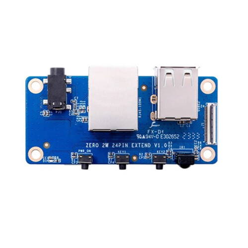 For Orange Pi Expansion Board for Orange Pi Zero 2W 1G Mini PC Demon Board with USB Network Interface Power Button