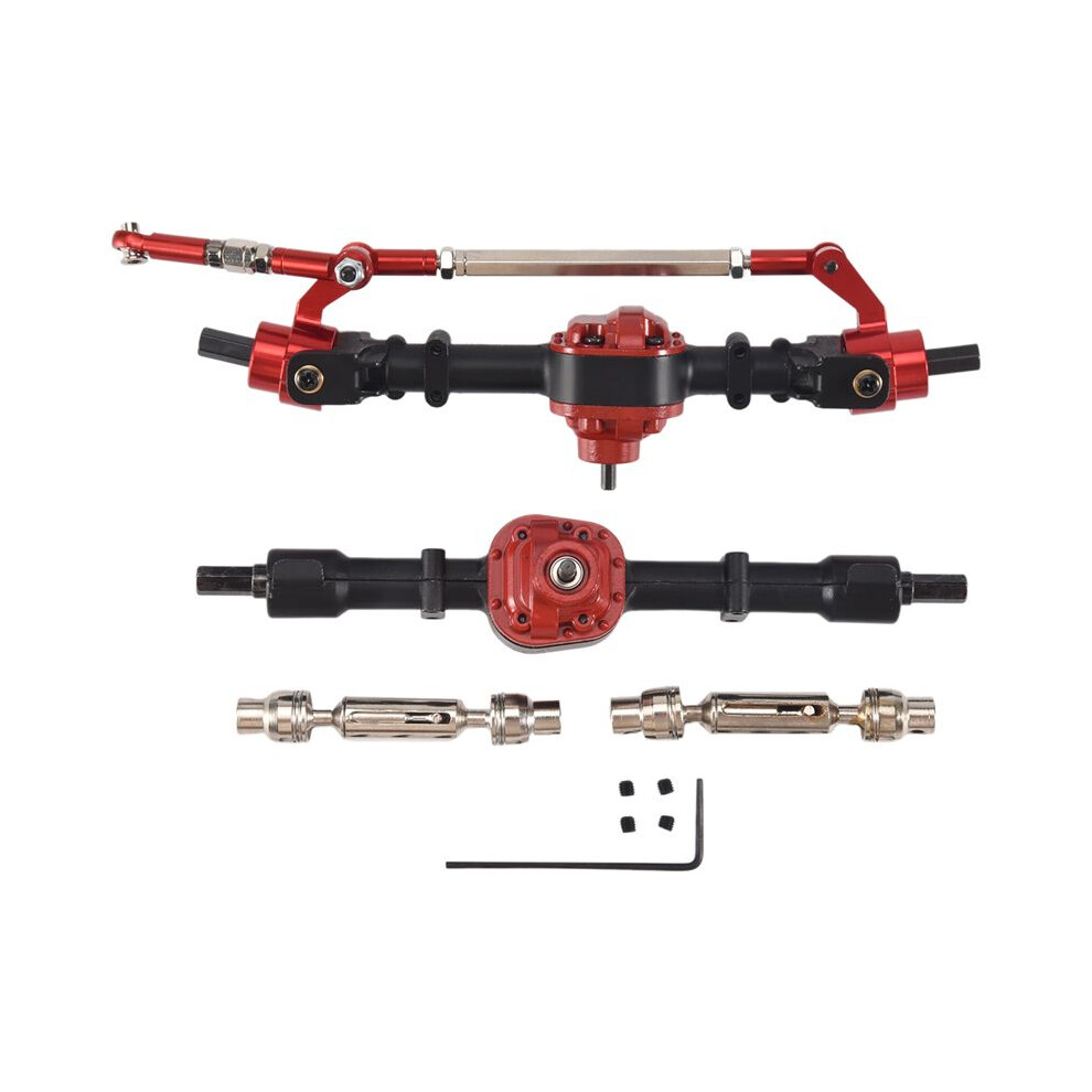 Metal Front & Rear Bridge Axle With Drive Shaft For Mn D90 D91 D96 D99s Mn-90 Mn99s 1/12 Rc Car Upgrade Parts,1 4713624814897