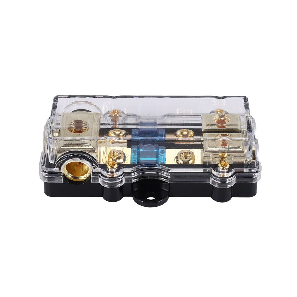 Power Distribution Block (2 Way) 4/8 Awg Gauge Agu Fuse Holder Distribution Block 4 Gauge In To (2) 8 Gauge Out 6132295064147