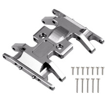 Para Axial SCX24 90081 1/24 RC sobre Esteiras para Carro Esteira Metal para Montagem da Caixa Engrenagens Base da TransmissãO Suporte PeçAs de