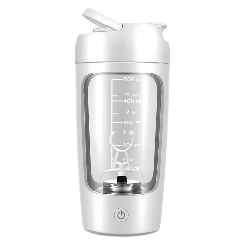 Electric USB Rechargeable Shaker Bottle for Protein Mixes