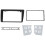 Fascia D'Autoradio Double 2 Din pour 2001-2005   LHD Dash Mount DVD Frame Auto Stereo Adapter 1