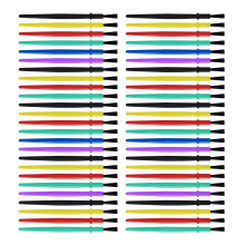 50 Pcs Small Watercolor Paint Brushes Set Nylon-8cm color mix