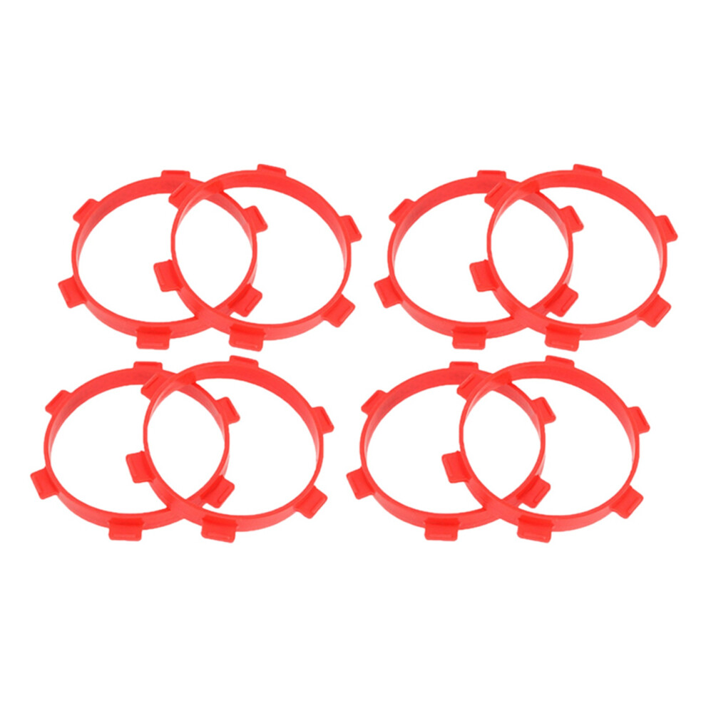 8Pc Rubber Tire Mounting Glue Bands Diameter 85Mm For Rc Parts 1/8 Buggy 1/10 Short Course Truck Accessories Tools Red 4713445017811