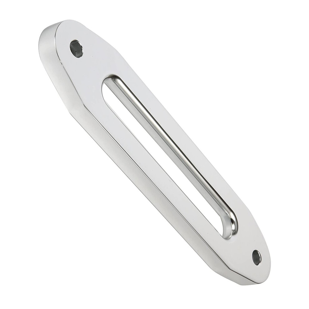 Aluminum Winch Fairlead For Off Road Vehicles With-Silver White 7696001295519