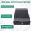 5.25 Inch USB 2.0 SATA External Optical Drive Case Enclosure Box Adapter for Windows XP for Mac PC EU Plug 2
