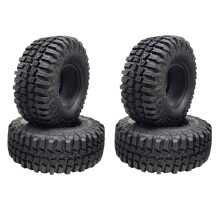 4PCS 100MM 1.9 Rubber Tires Tyres Wheel for 1/10 RC Crawler Car Axial SCX10 90046 AXI03007 Traxxas TRX4 D90 Tamiya CC01