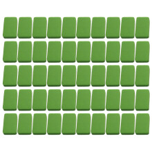 50Pieces Small Whiteboard Erasers with Felt Pad Light Weight EVA