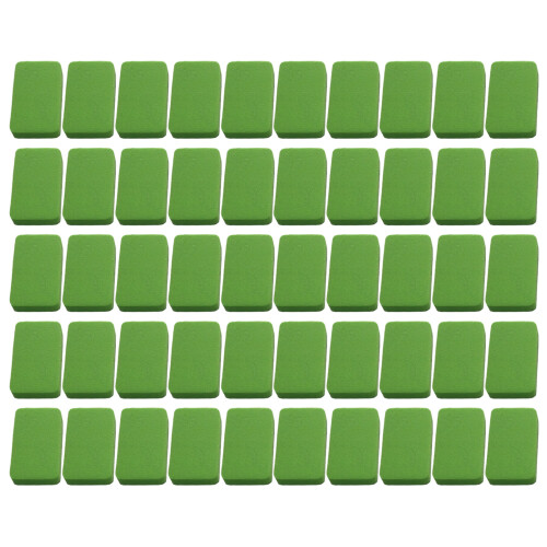50Pieces Small Whiteboard Erasers with Felt Pad Light Weight EVA