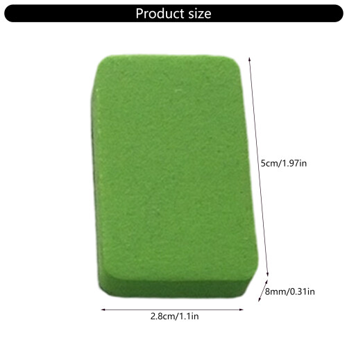 50Pieces Small Whiteboard Erasers with Felt Pad Light Weight EVA 2