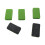 50Pieces Small Whiteboard Erasers with Felt Pad Light Weight EVA 7