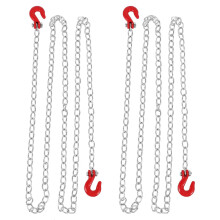 2X 1:10 RC Crawler Accessories Tow Chain with Trailer Hook for Axial SCX10 90046 CC01 RC4WD D90 D110 TF2 RC Car