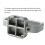 For Bambu A1 Mini All Metal Handle CNC AL6061 Material Kit Easy to Hold for Bambu Lab A1 MINI 3D Printer 4