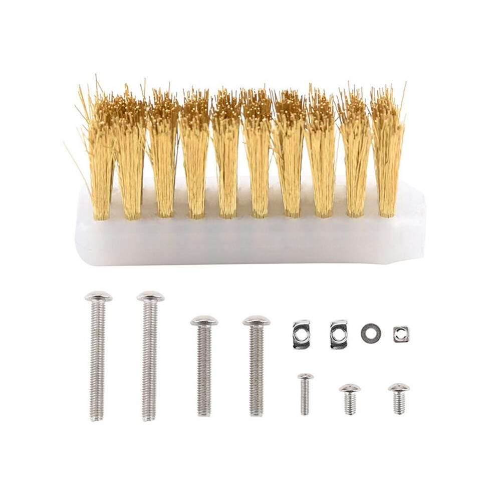 3D Printer Cleaner Tool Copper Wire Toothbrush For Ender-3/Cr-10/Ender-5 Hotend Cleaning Nozzle Heater Block Hot Bed Saudism