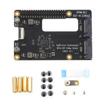 X1004 for Raspberry Pi 5 PCIE to M.2 NVME Dual SSD Expansion Board Double 2280 NOT Support BOOT From NVME SSD